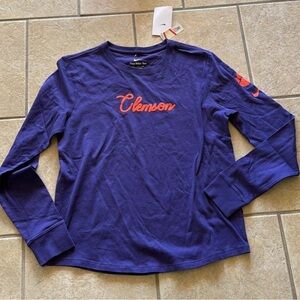 Nike Purple Long Sleeve Clemson Tigers